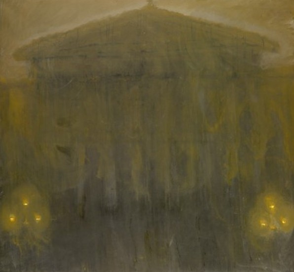 Celia Paul British Museum, Night, 2009 oil on canvas 152.4 x 165.1 cm